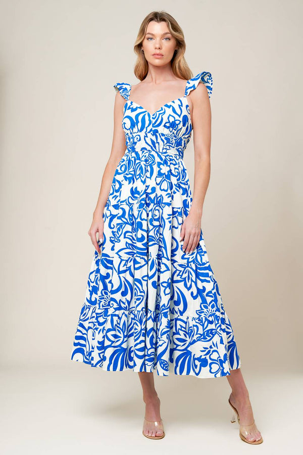 memorable-entrance-blue-woven-mdi-dress Flying Tomato-Sophia's StyleDRESSES-1